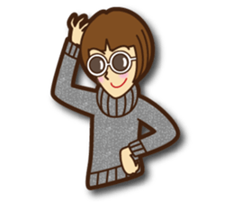 Active woman Yoko sticker #1563956