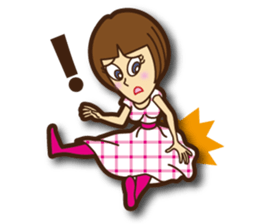 Active woman Yoko sticker #1563959