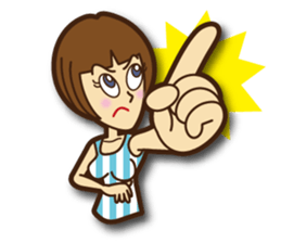 Active woman Yoko sticker #1563961