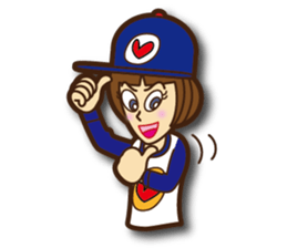 Active woman Yoko sticker #1563963