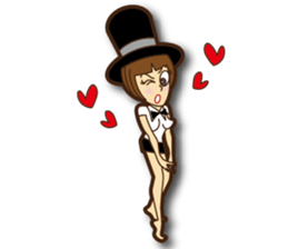Active woman Yoko sticker #1563966