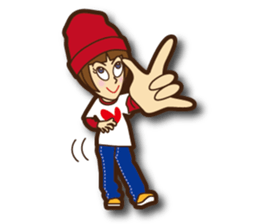 Active woman Yoko sticker #1563967