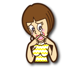 Active woman Yoko sticker #1563971