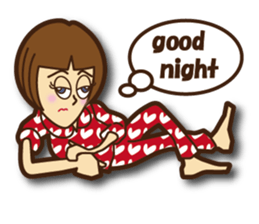 Active woman Yoko sticker #1563975