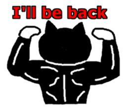 muscle cat revolution English Ver sticker #1564212