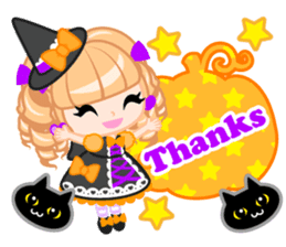 Halloween Girl -English- sticker #1564218