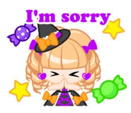 Halloween Girl -English- sticker #1564219