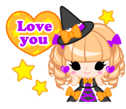 Halloween Girl -English- sticker #1564222
