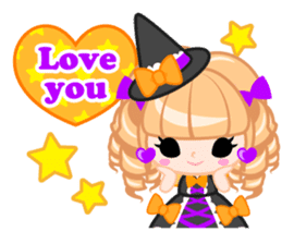 Halloween Girl -English- sticker #1564222