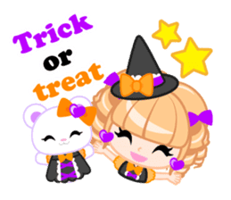 Halloween Girl -English- sticker #1564224