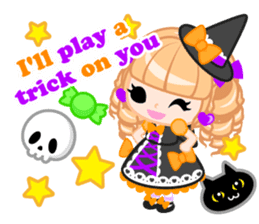 Halloween Girl -English- sticker #1564225
