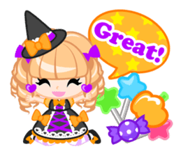 Halloween Girl -English- sticker #1564228