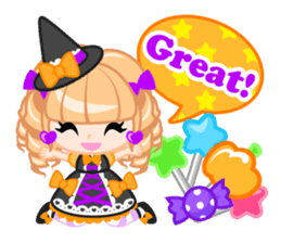 Halloween Girl -English- sticker #1564228