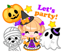 Halloween Girl -English- sticker #1564234