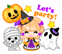 Halloween Girl -English- sticker #1564234
