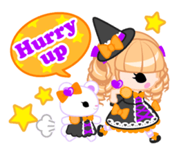 Halloween Girl -English- sticker #1564240