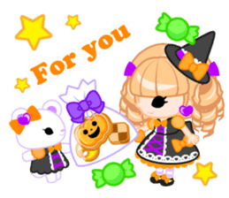 Halloween Girl -English- sticker #1564253