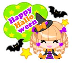 Halloween Girl -English- sticker #1564255