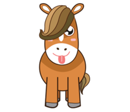 Brown Horse sticker #1564416