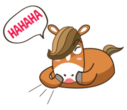 Brown Horse sticker #1564419