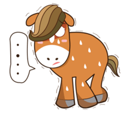 Brown Horse sticker #1564420