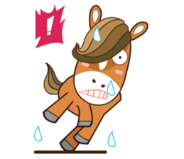 Brown Horse sticker #1564423