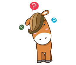Brown Horse sticker #1564428