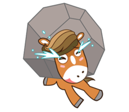 Brown Horse sticker #1564429