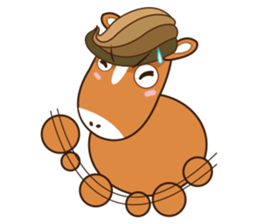 Brown Horse sticker #1564430