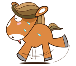 Brown Horse sticker #1564431