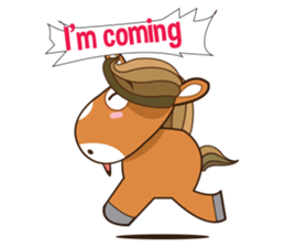 Brown Horse sticker #1564432