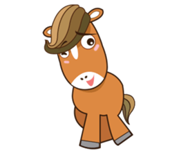 Brown Horse sticker #1564435