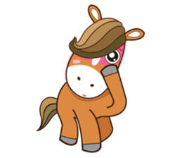 Brown Horse sticker #1564437