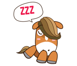 Brown Horse sticker #1564439