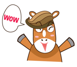 Brown Horse sticker #1564442