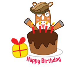 Brown Horse sticker #1564444