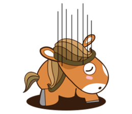 Brown Horse sticker #1564445