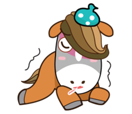 Brown Horse sticker #1564446