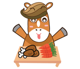 Brown Horse sticker #1564448