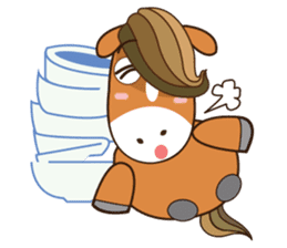 Brown Horse sticker #1564449