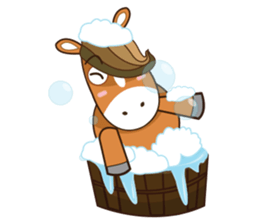 Brown Horse sticker #1564450