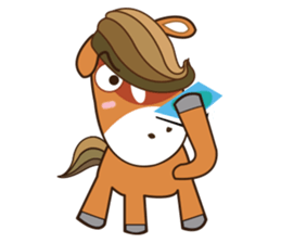 Brown Horse sticker #1564452