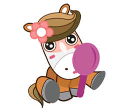 Brown Horse sticker #1564453