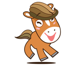 Brown Horse sticker #1564454
