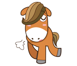 Brown Horse sticker #1564455