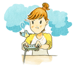 Dinsor & Jibjib : The little artists sticker #1564539