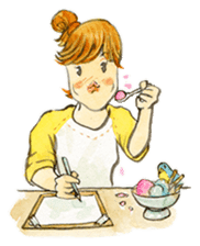 Dinsor & Jibjib : The little artists sticker #1564541