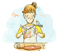 Dinsor & Jibjib : The little artists sticker #1564542