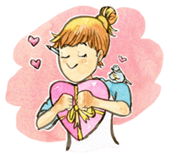 Dinsor & Jibjib : The little artists sticker #1564546