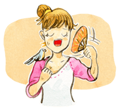 Dinsor & Jibjib : The little artists sticker #1564558